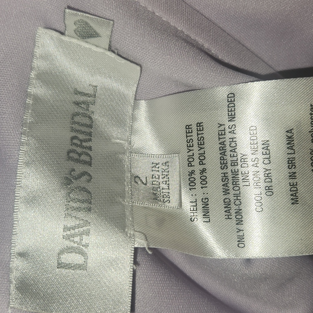 Elegant Lavender One-Shoulder Dress - Picture 2 of 2